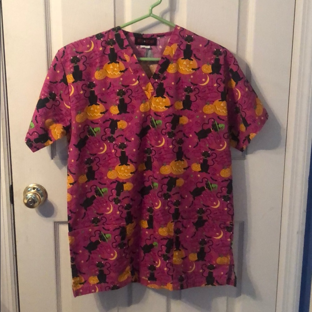 Halloween Cat Vet Scrubs